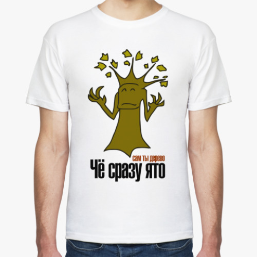 Футболка с принтом  'Дерово'