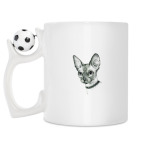 Кружка с футбольным мячиком