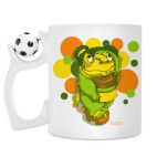 Кружка с футбольным мячиком