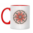 Двухцветная кружка Оберег