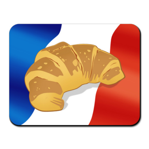 Коврик для мыши с принтом Круассан