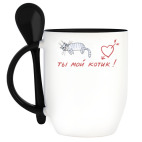 Кружка с ложкой