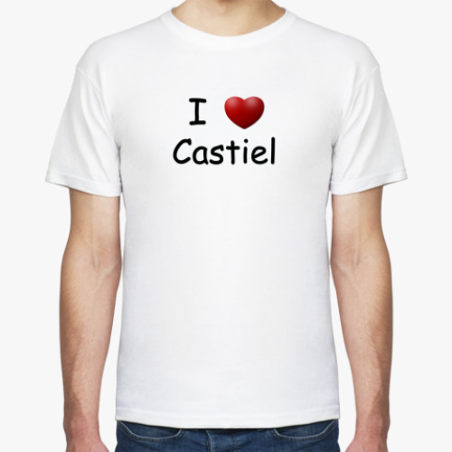 Футболка I Love Castiel