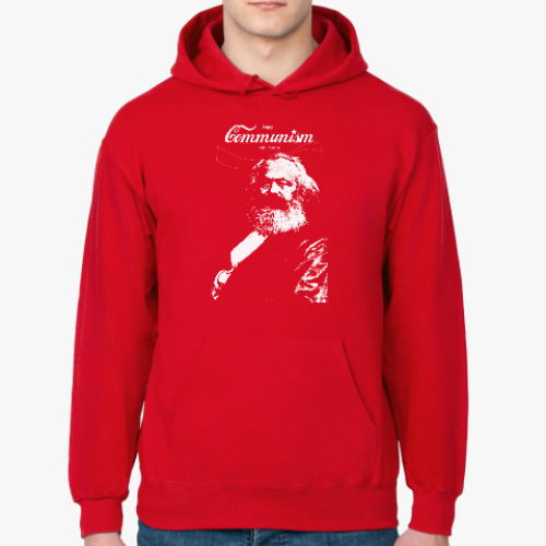 Толстовка худи Enjoy communism - trade Marx