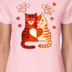 Котики и сердечки на День Влюбленных 14 февраля