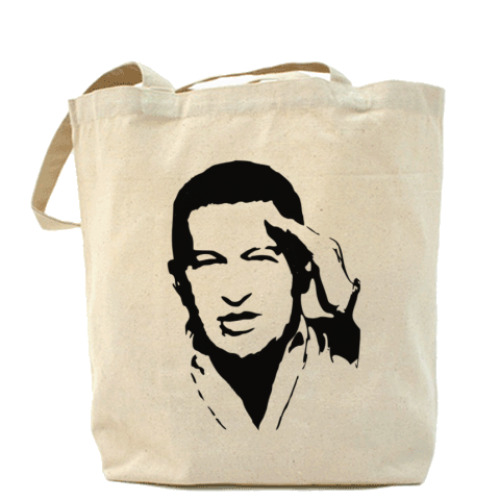 Сумка шоппер с принтом  Уго Чавес