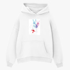 Толстовка худи оверсайз