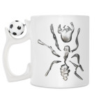 Кружка с футбольным мячиком