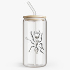 Банка с бамбуковой крышкой