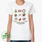 Женская футболка органик