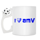 Кружка с футбольным мячиком