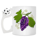 Кружка с футбольным мячиком