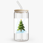 Банка с бамбуковой крышкой