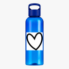 Прозрачная спортивная бутылка