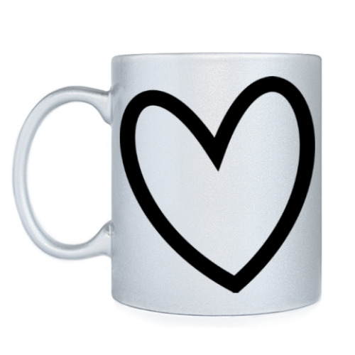 Кружка с принтом Сердце
