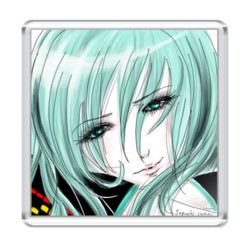 Магнит с принтом  Мику