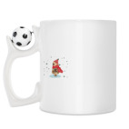 Кружка с футбольным мячиком