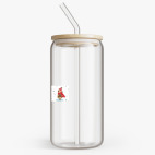 Банка с бамбуковой крышкой