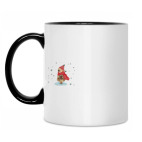 Кружка двухцветная