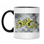 Кружка двухцветная