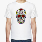 Классическая футболка  футболка Череп