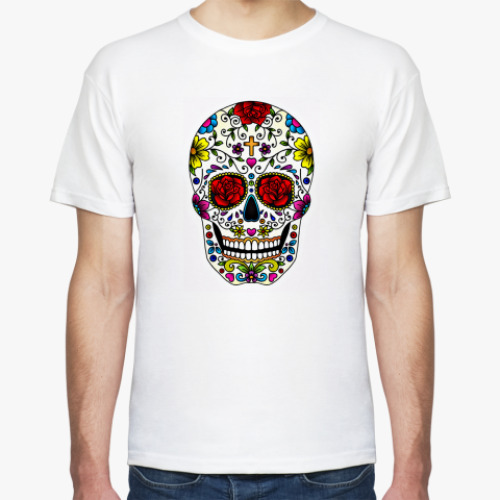 Футболка  футболка Череп