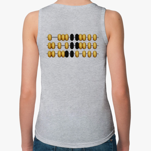 Женская майка с принтом Для бухгалтера-счетовода