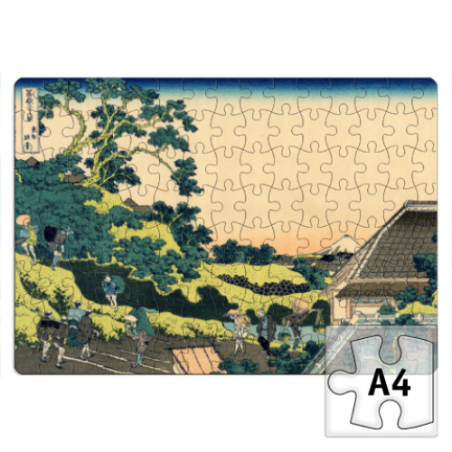 Пазл с принтом  Район Сундай в Эдо