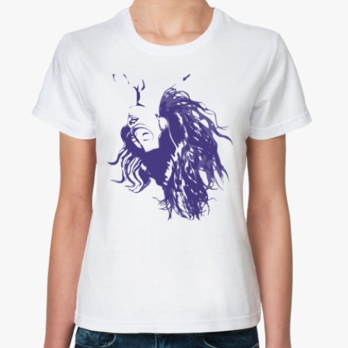 Классическая футболка с принтом fall out girl