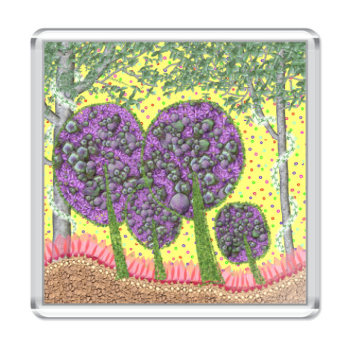 Магнит с принтом Волшебный