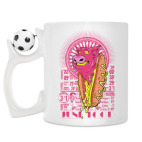 Кружка с футбольным мячиком