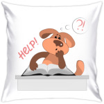 Собака грустит над книгой