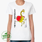 Женская футболка органик