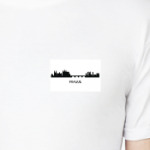 'Прага': силуэт города  и надпись PRAGUE