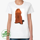 Женская футболка органик