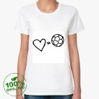 Женская футболка органик