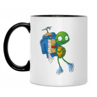 Кружка двухцветная