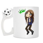 Кружка с футбольным мячиком