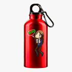 Металлическая бутылка 400 мл UV-DTF