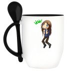 Кружка с ложкой