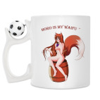 Кружка с футбольным мячиком