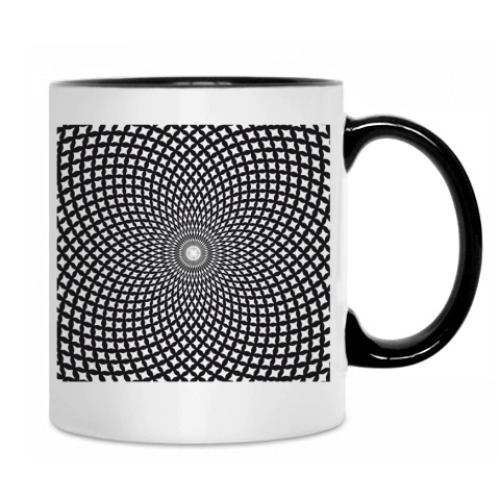 Кружка с принтом Иллюзия
