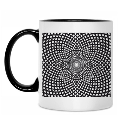 Кружка с принтом Иллюзия