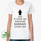 Женская футболка органик