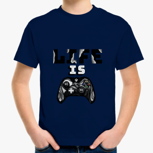 Детская футболка Life is a game