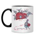 Кружка двухцветная