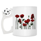 Кружка с футбольным мячиком