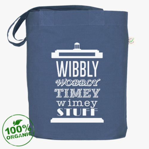 Сумка шоппер Wibbly Wobbly Timey Wimey Stuf