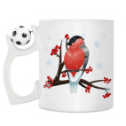 Кружка с футбольным мячиком