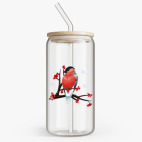 Банка с бамбуковой крышкой